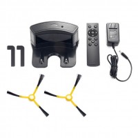 Робот прахосмукачка No brand PST-M1, Wi-Fi, Tuya Smart, Черен - 91041