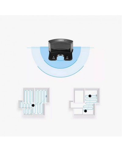 Робот прахосмукачка No brand PST-A3-C, Wi-Fi, Tuya Smart, Бял - 91042