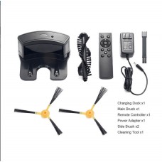 Робот прахосмукачка No brand PST-A3-C, Wi-Fi, Tuya Smart, Бял - 91042