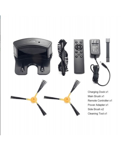 Робот прахосмукачка No brand PST-A3-C, Wi-Fi, Tuya Smart, Бял - 91042